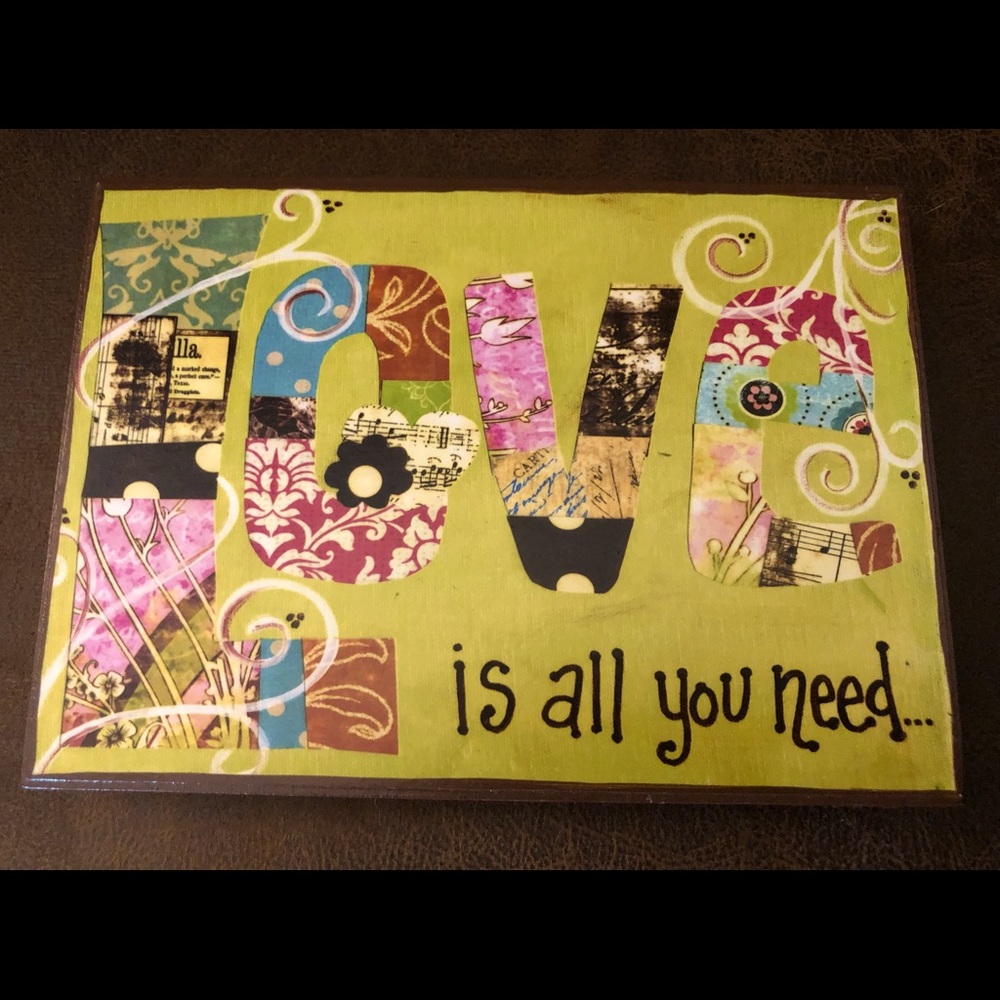 Love is All You Need Wall Decor